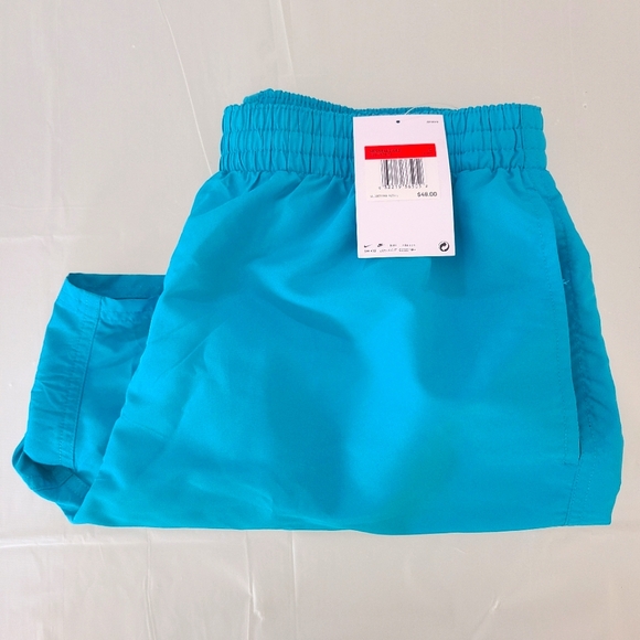 NIKE Swim Essential Lap 5 Volley Blue Shorts - Picture 12 of 13